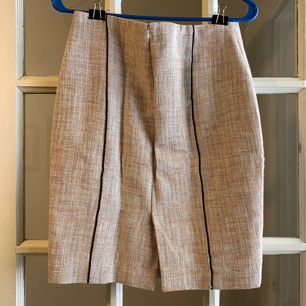 pink-white skirt